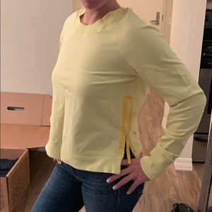 Yellow lululemon pullover
